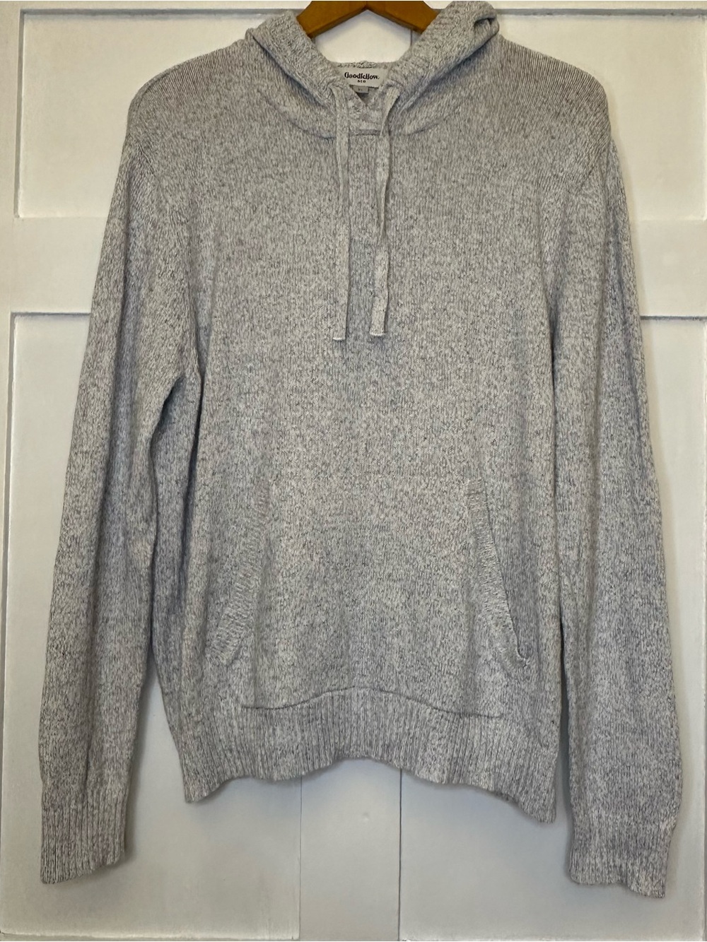 Goodfellow & Co Men’s 100% Cotton Heathered Knit Hoodie Sweater Sz XL EUC